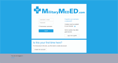 Desktop Screenshot of militarymeded.com